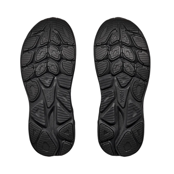 Hoka Clifton 10 Women's Running Shoes Wide — Black/Black - Image 4
